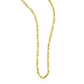 14k Yellow Gold Figaro Chain Necklacerx06675-22-rx06675-22