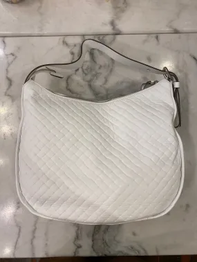 3273732 White Leather Purse