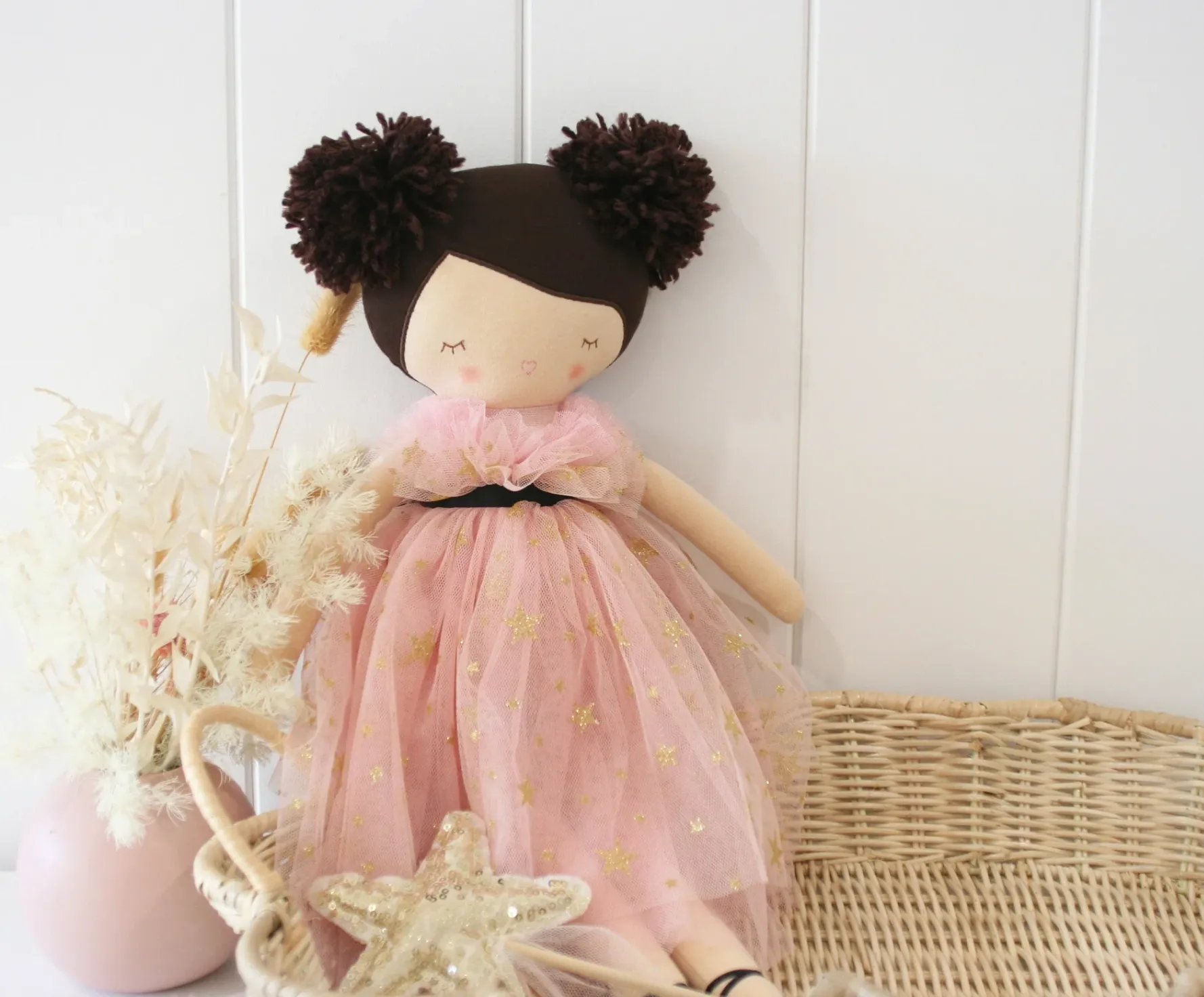 Alimrose Halle Ballerina Children's Doll 48cm Fair & Brunette