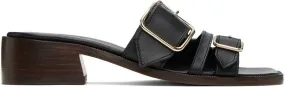 A.P.C. Black Aly À Talon Heeled Sandals