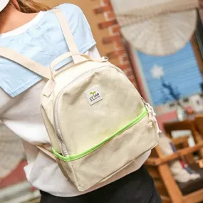 Backpack School Bags For Teenage Girls Korean style Canvas Schoolbag Travel Backpacks Satchel Laptop Bag Shoulder Rucksack