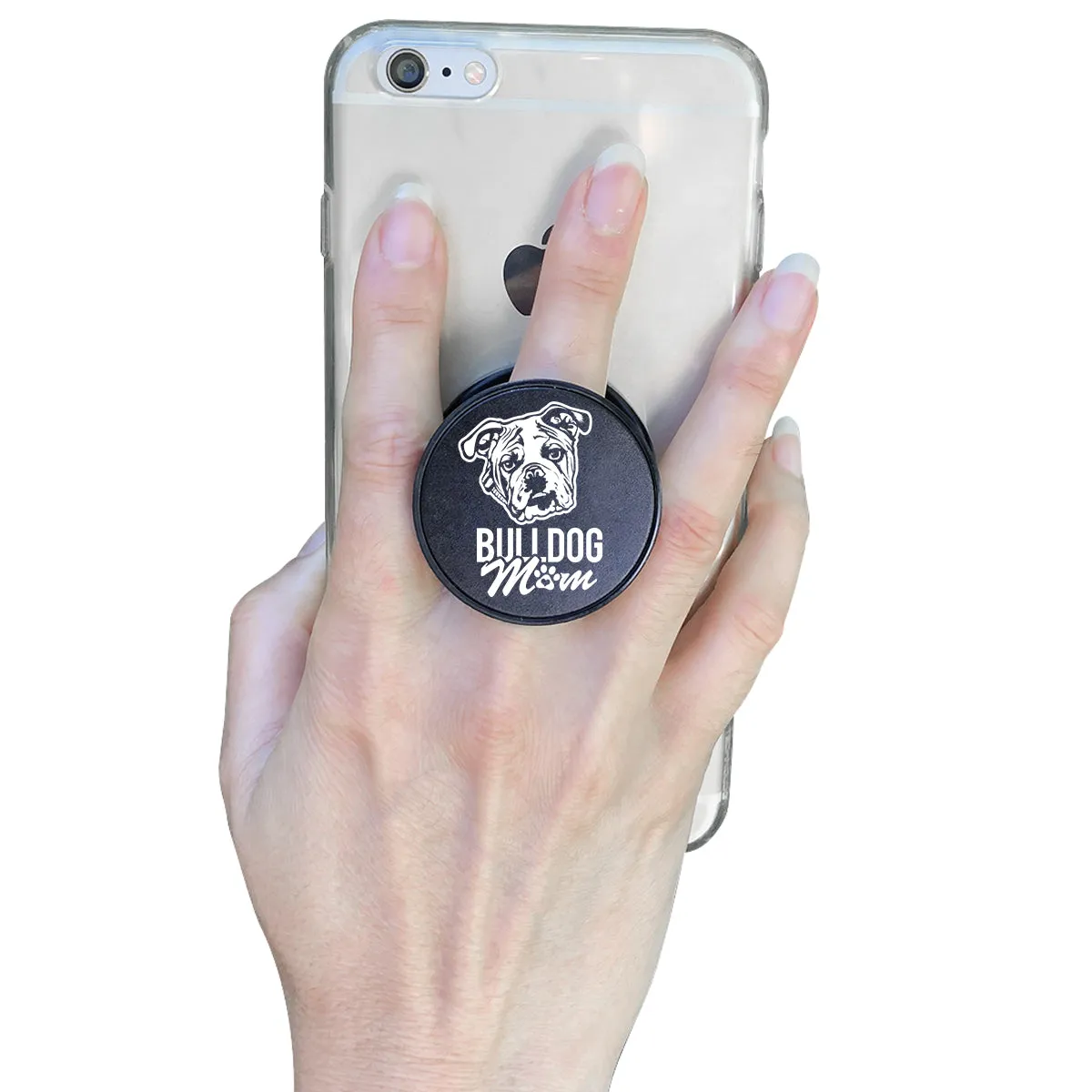 Bulldog Mom Phone Grip