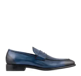 Calzoleria Toscana Penny Loafer in Ocean