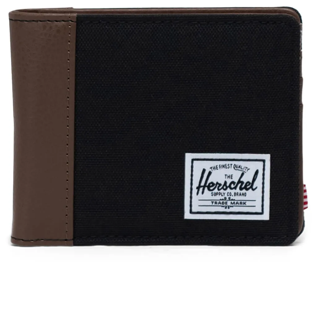 Charlie RFID Wallet - Saddle/Black