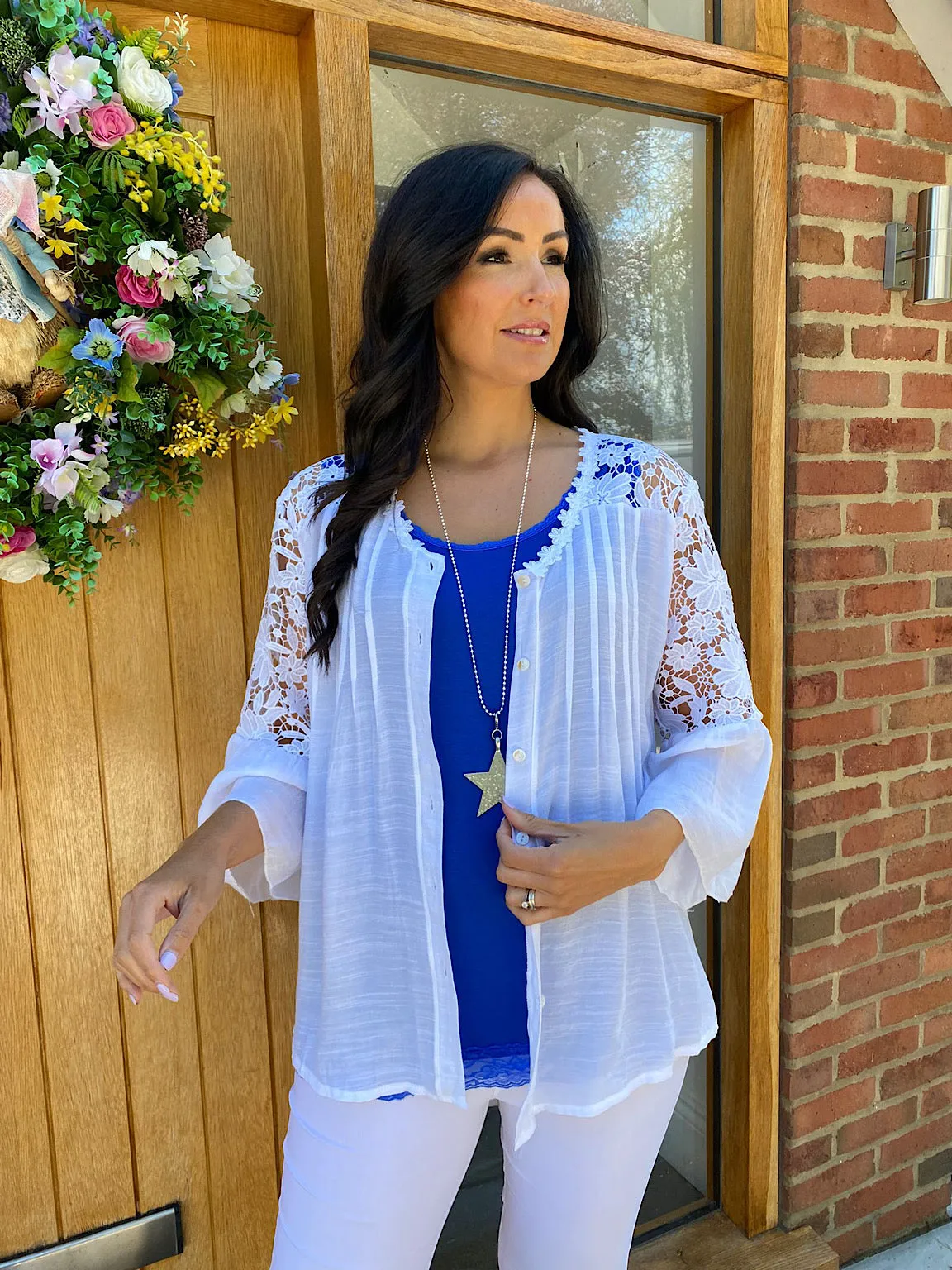 Crochet Lace Blouse Sally