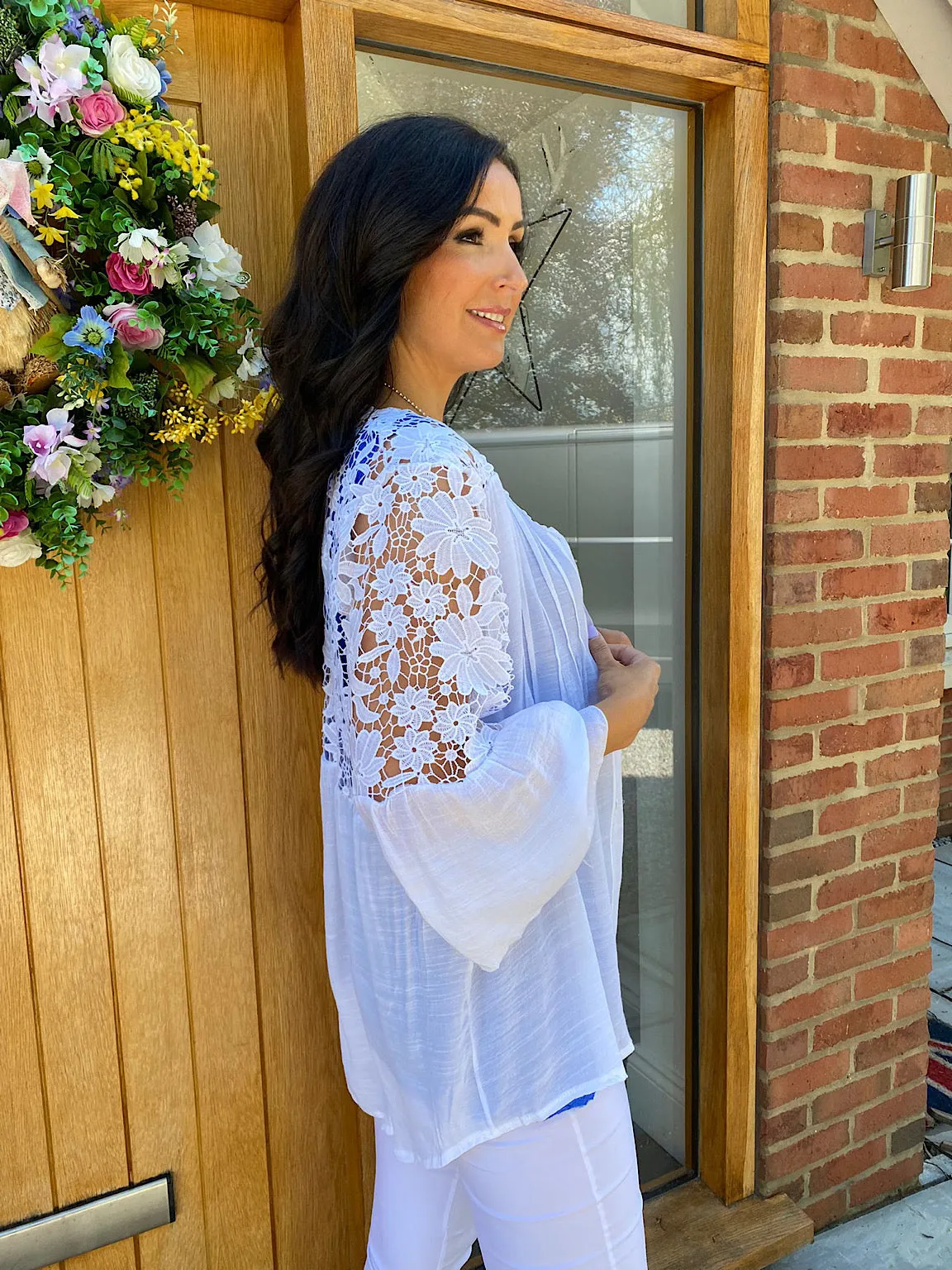 Crochet Lace Blouse Sally