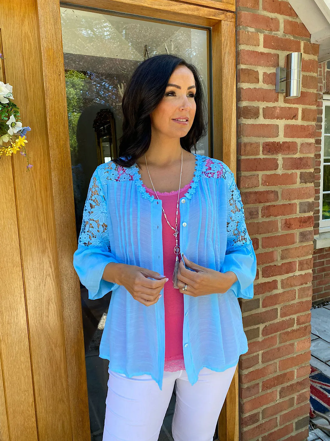 Crochet Lace Blouse Sally