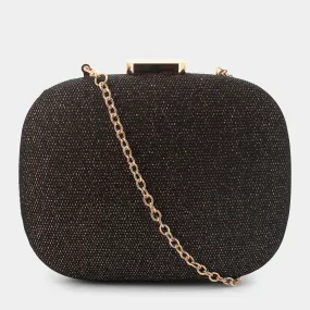 EG-I23-03BLACK/GOLD- CLUTCH