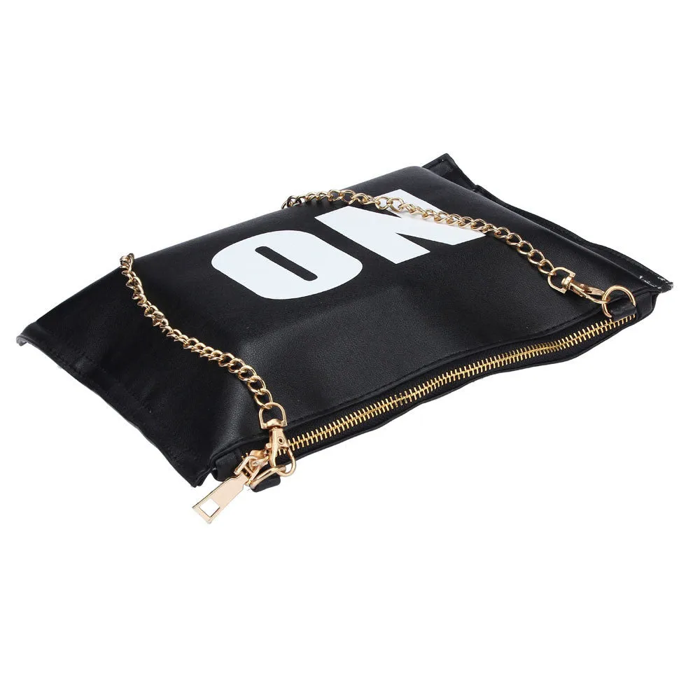 Famous Women Bag Women PU Leather Messenger Crossbody Clutch Bags Shoulder Handbag Chain Bag for Women