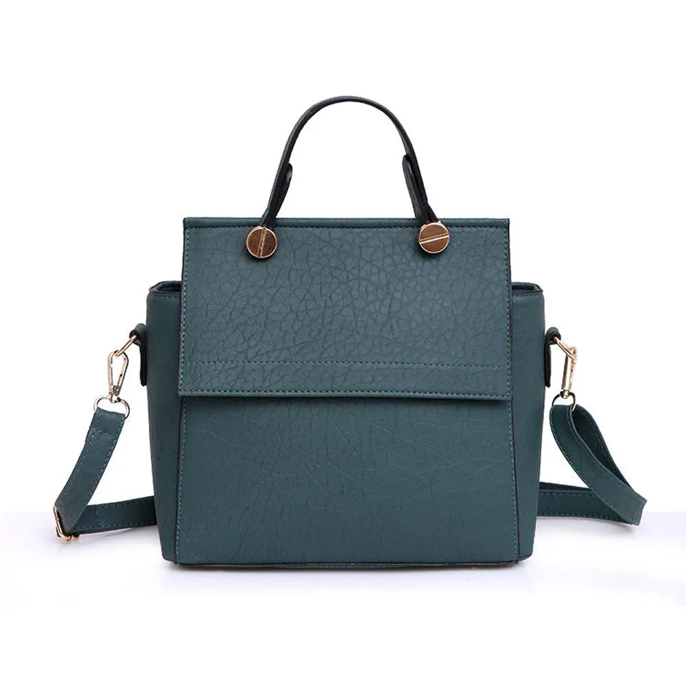 Famous Women Messenger Bags Rivet Leather Shoulder Bag Rivet Crossbody Hbag big Tote Women's Bolsas