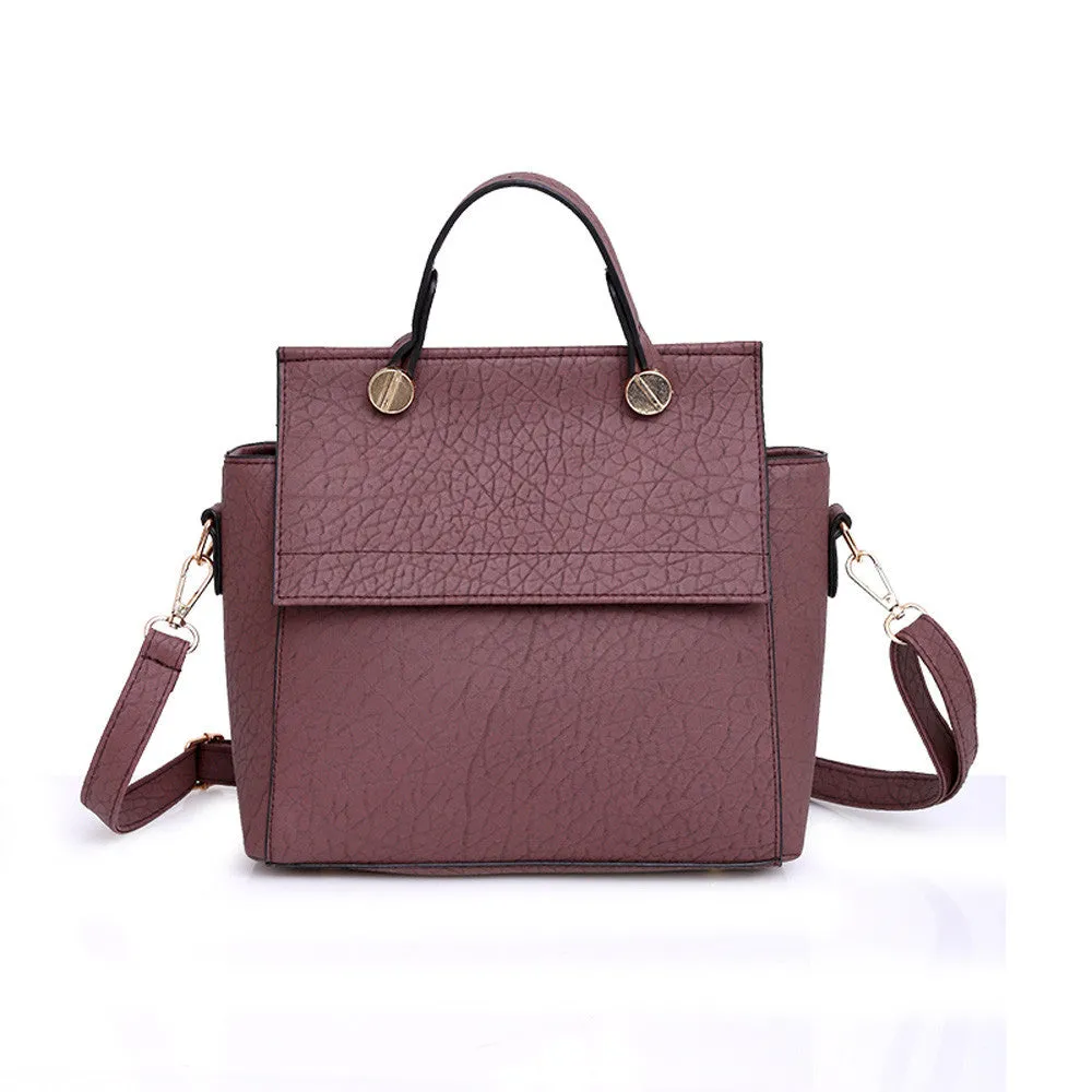 Famous Women Messenger Bags Rivet Leather Shoulder Bag Rivet Crossbody Hbag big Tote Women's Bolsas