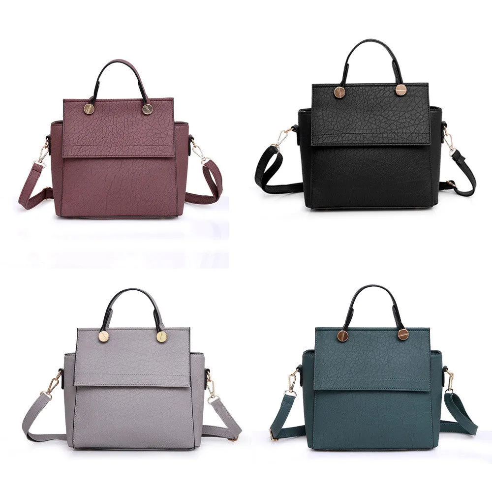 Famous Women Messenger Bags Rivet Leather Shoulder Bag Rivet Crossbody Hbag big Tote Women's Bolsas