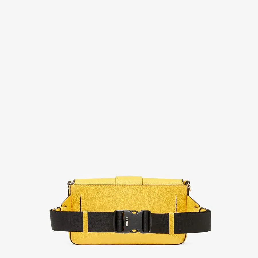 Fendi Baguette Yellow Leather Bag