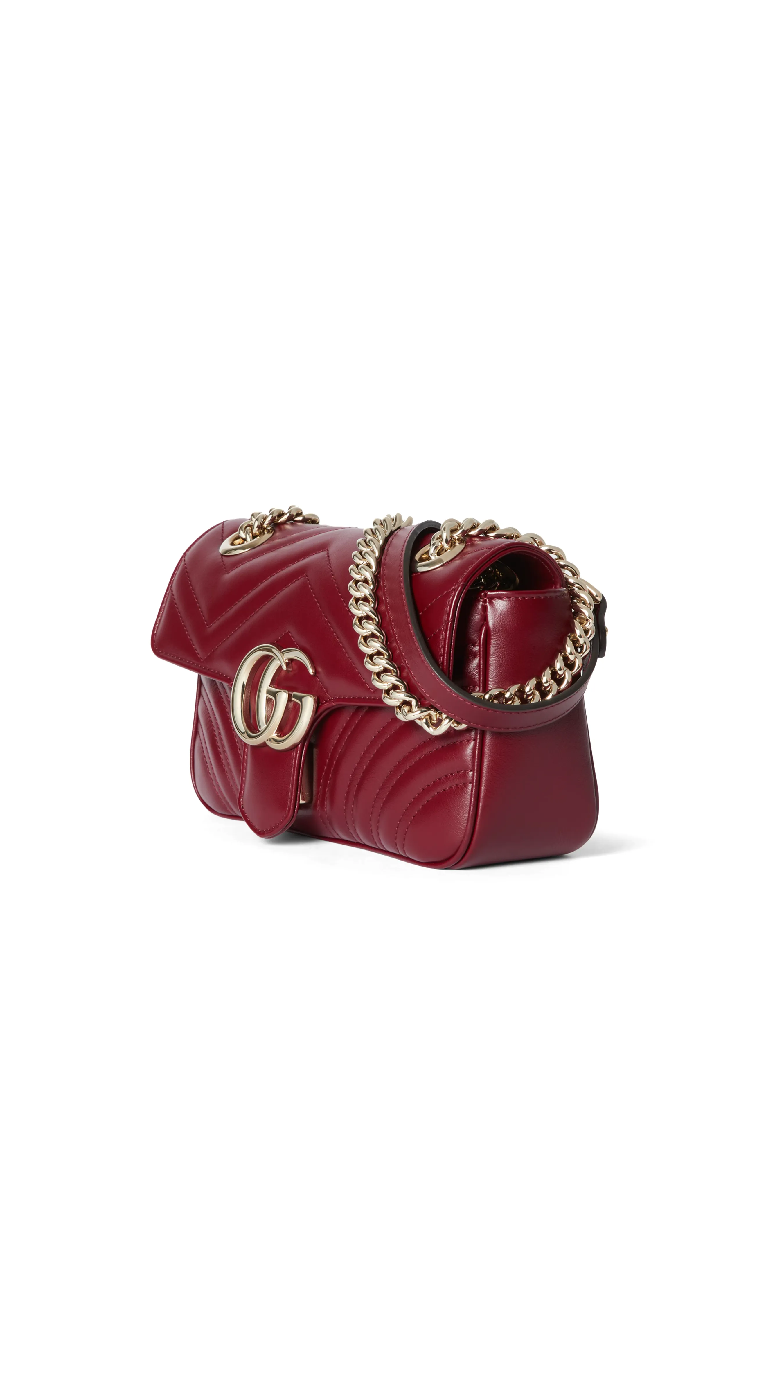 GG Marmont Mini Shoulder Bag - Red Ancora