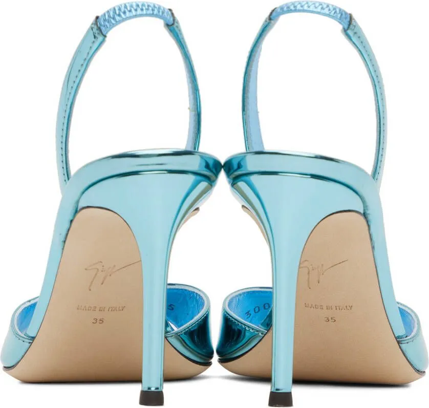 Giuseppe Zanotti Blue Basic 85 Heeled Sandals