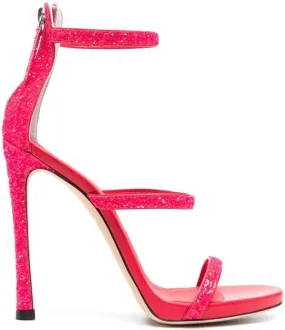 Giuseppe Zanotti Harmony glitter-detail heeled sandals Pink