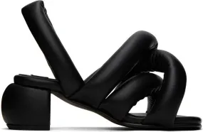 Henrik Vibskov Black Yume Edition Sausage Heeled Sandals