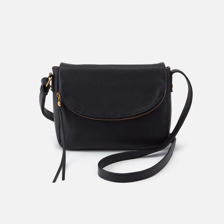 Hobo Bags “Fern” Messenger Crossbody-Black
