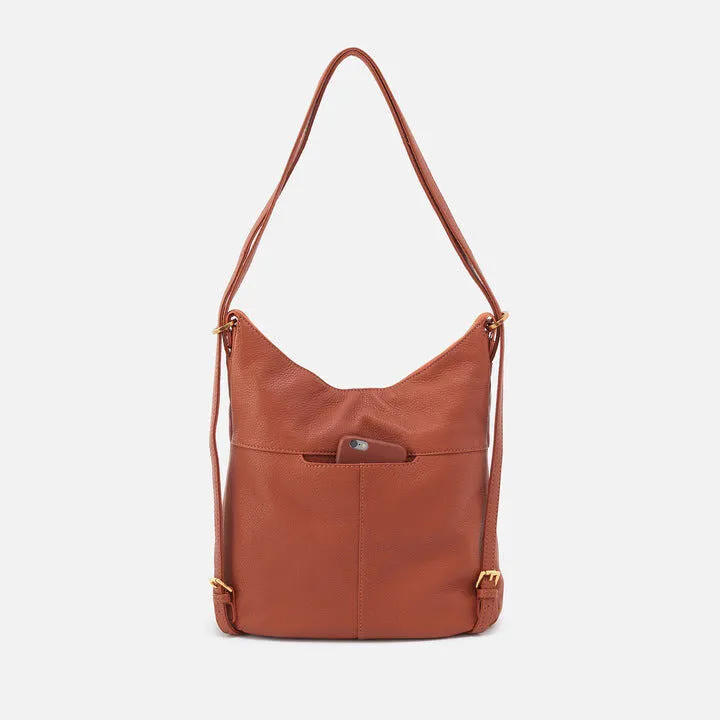 Hobo Bags "Merrin" Convertible Backpack-Cognac