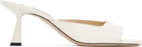 Jimmy Choo Off-White Zania 65 Heeled Sandals