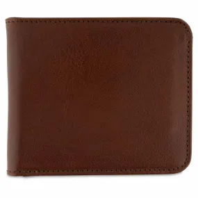 Leather Billfold Wallet - Light Brown