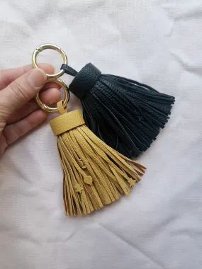 Leather Tassel Keyrings