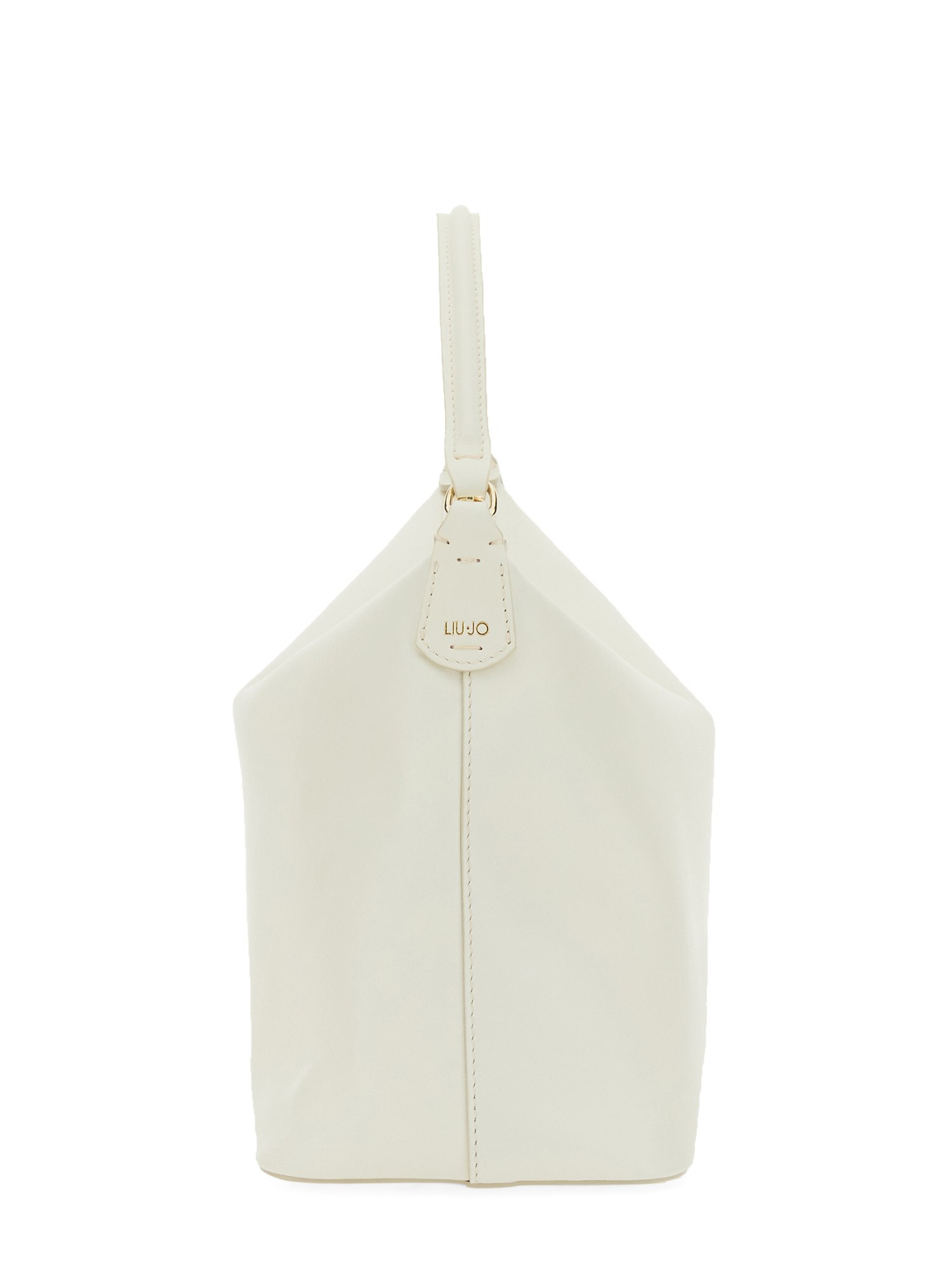 LEONIE HANNE X LIU JO    LARGE LEATHER HOBO BAG