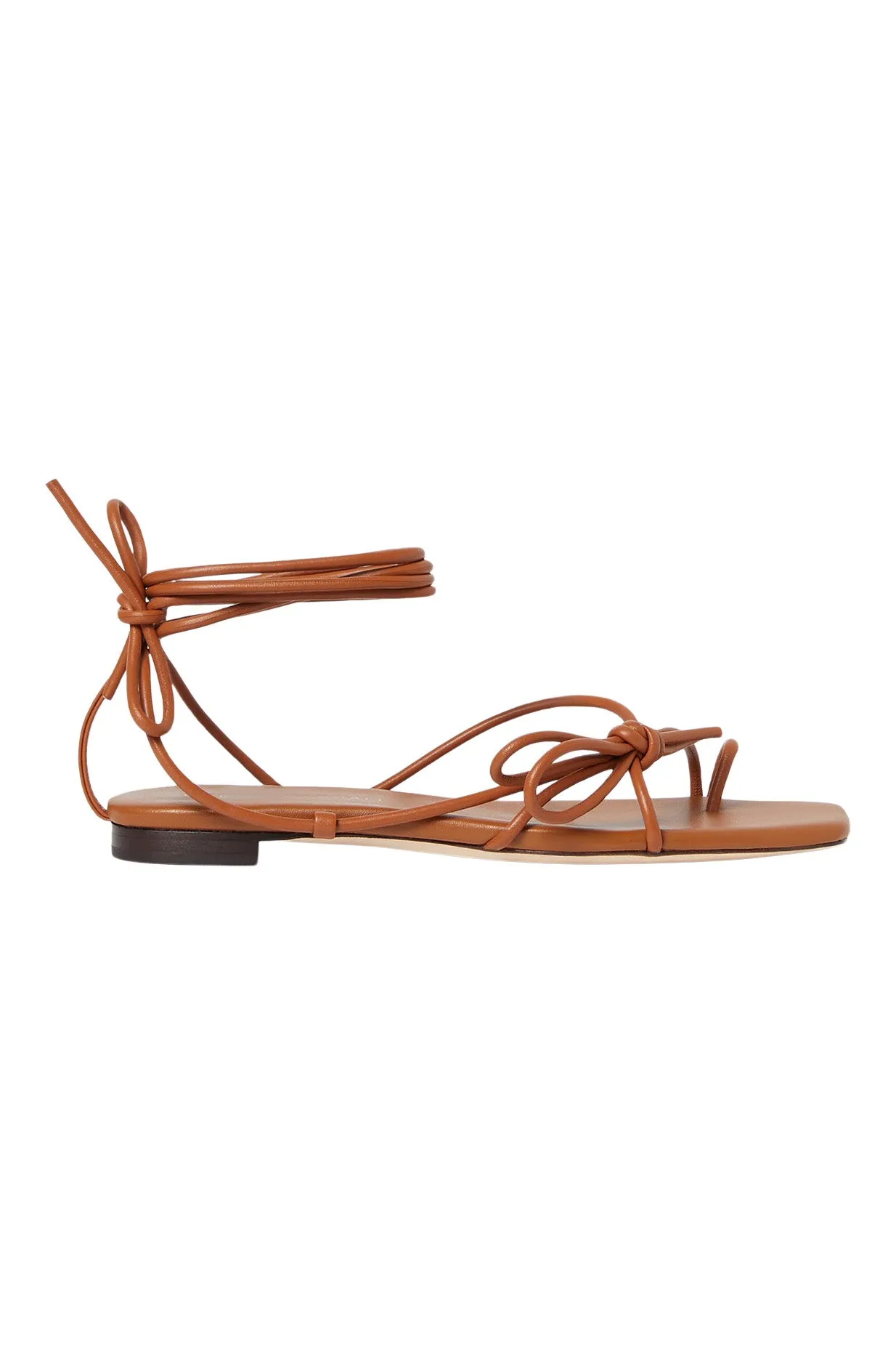 Loeffler Randall Jude Flat Sandal in Timber