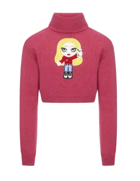 Maglia Chiara Ferragni bimba big Mascotte fuxia