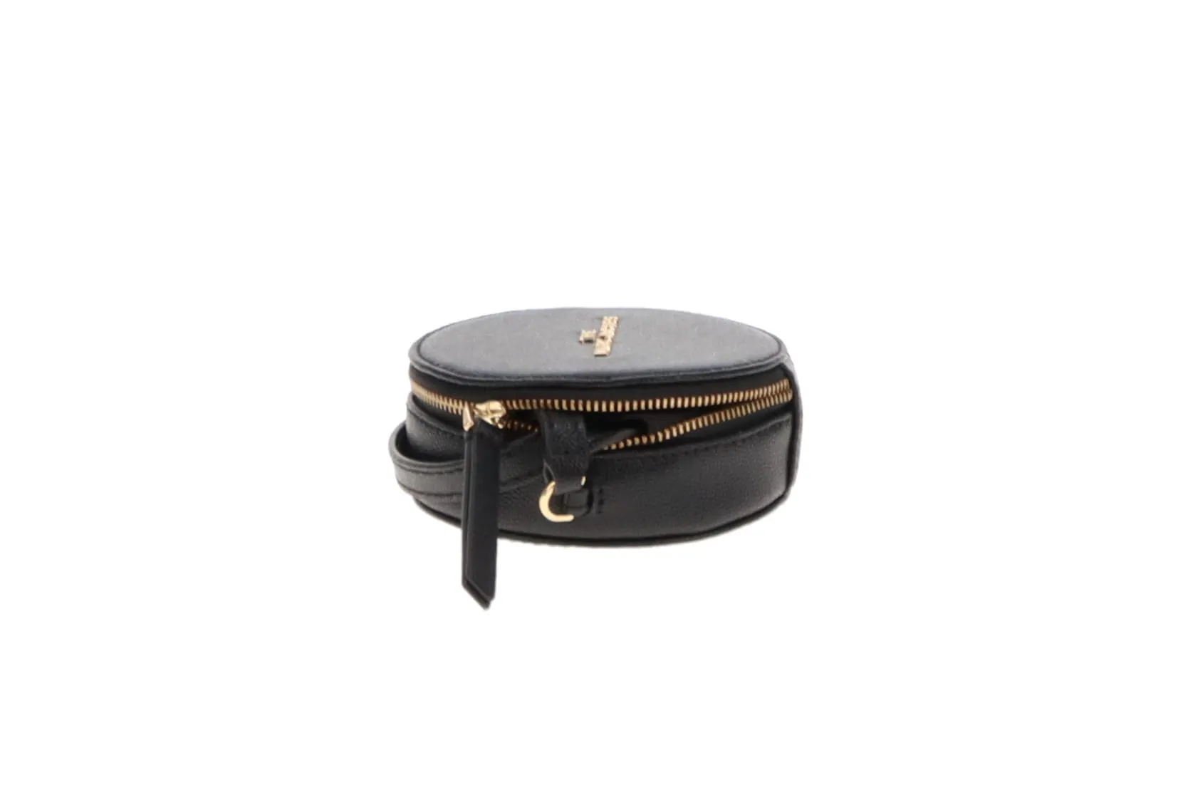 Marc Jacobs Black Leather Hot Spot Round Crossbody