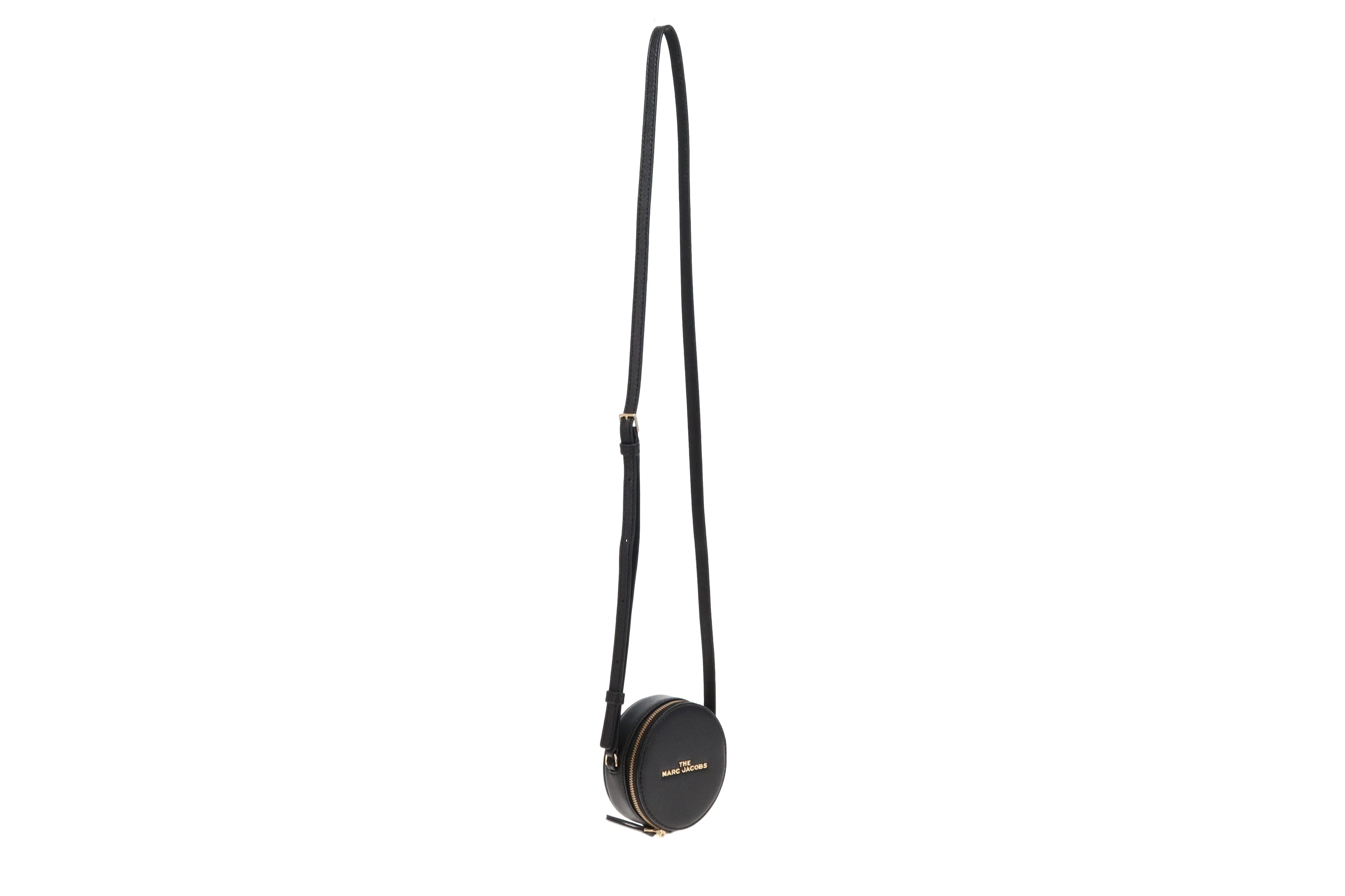 Marc Jacobs Black Leather Hot Spot Round Crossbody