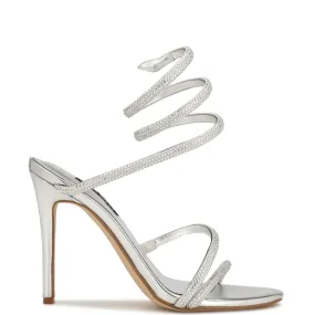 Maskil Ankle Wrap Heeled Sandals