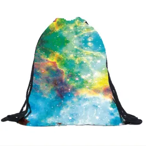 Men Women backpack 3D Star Printing Polyester Backpack for girls Drawstring Bag School Backpacks Travel Bag