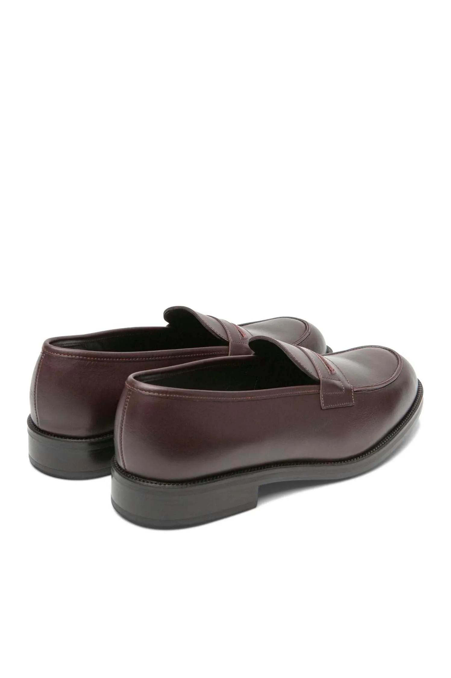 MOCASSINO PENNY LOAFERS BURGUNDY