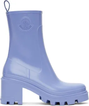 Moncler Blue Loftgrip Ankle Boots