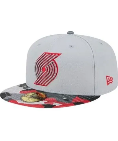 New Era Men's NBA Portland Trail Blazers Active Color Visor 59FIFTY Fitted Hat