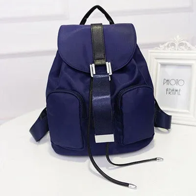 Nylon School Bag Travel Backpack Women Rucksack Laptop Backpacks Preppy Style Mochilas Backpacks for Teenage Girls