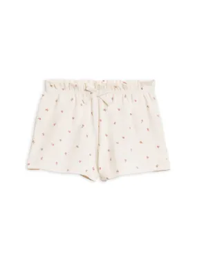 Organic Fay Ruffle Waist Short - Rosa Floral / Ballet