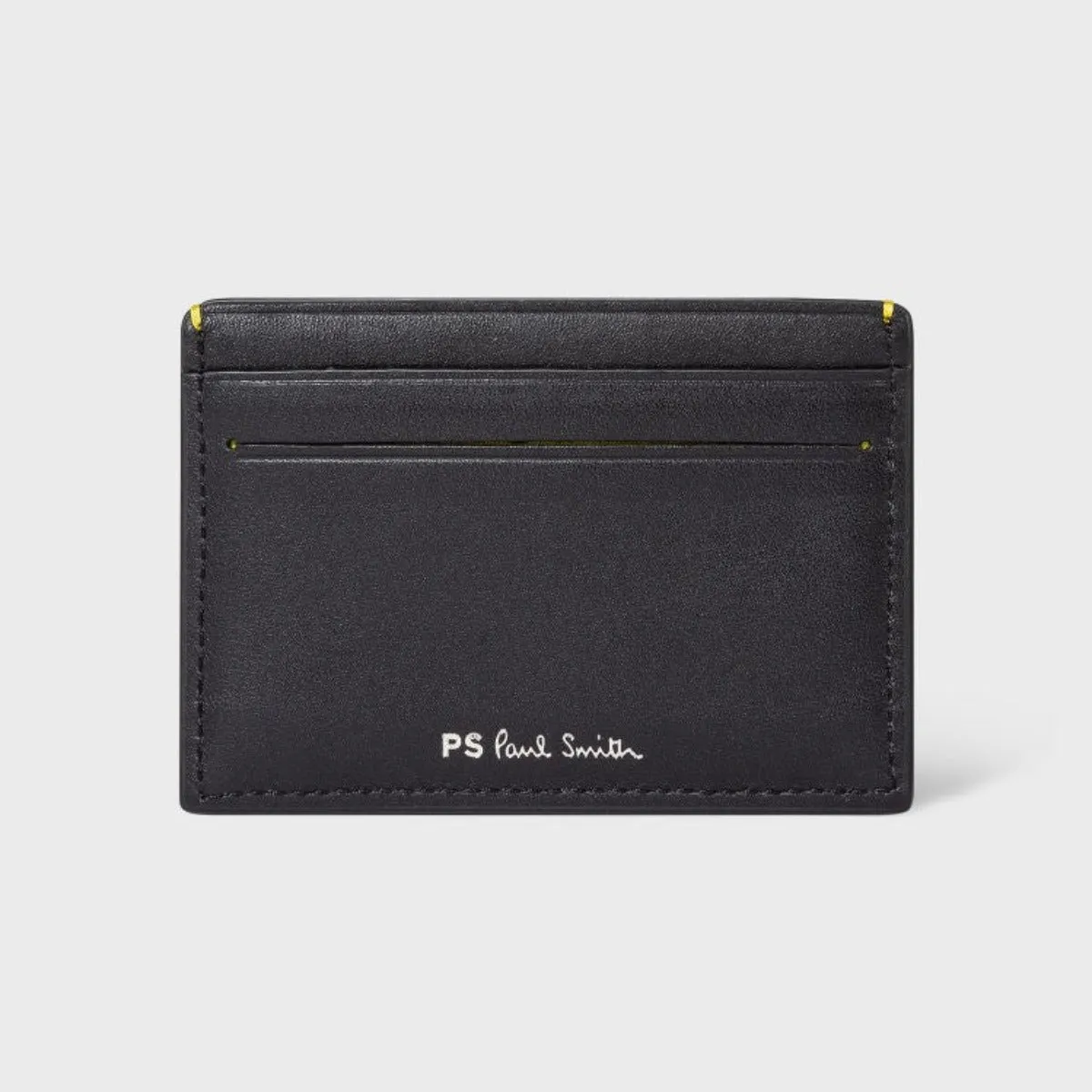 Paul Smith - Men's Leather Credit Card Holder in Black