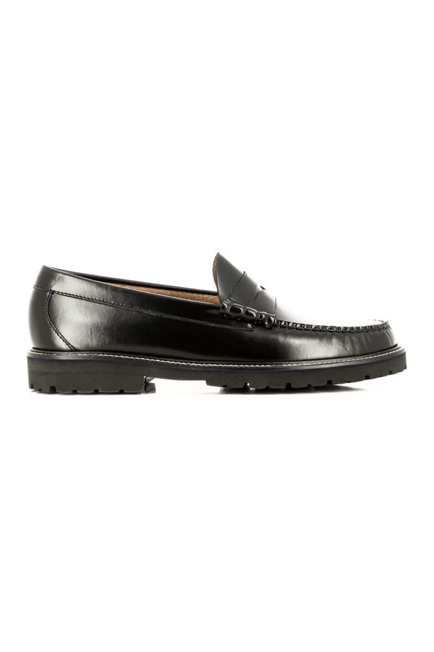 PENNY LOAFERS GH BASS WEEJUNS LARSON BLACK LEATHER