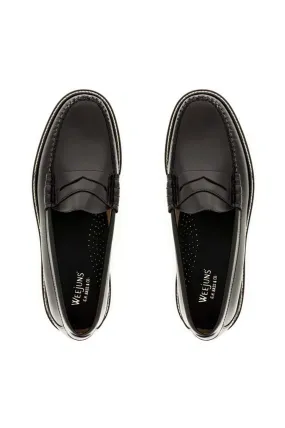 PENNY LOAFERS GH BASS WEEJUNS LARSON BLACK LEATHER