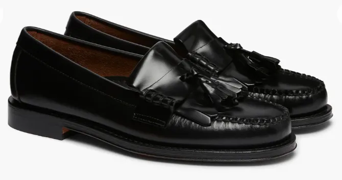 PENNY LOAFERS NAPPINA G.H.BASS WEEJUNS LAYTON KILTIE
 PELLE BLACK