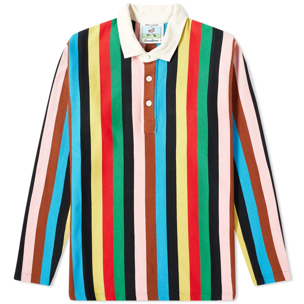 Rowing Blazers Croquet Stripe Rugby ShirtMulti