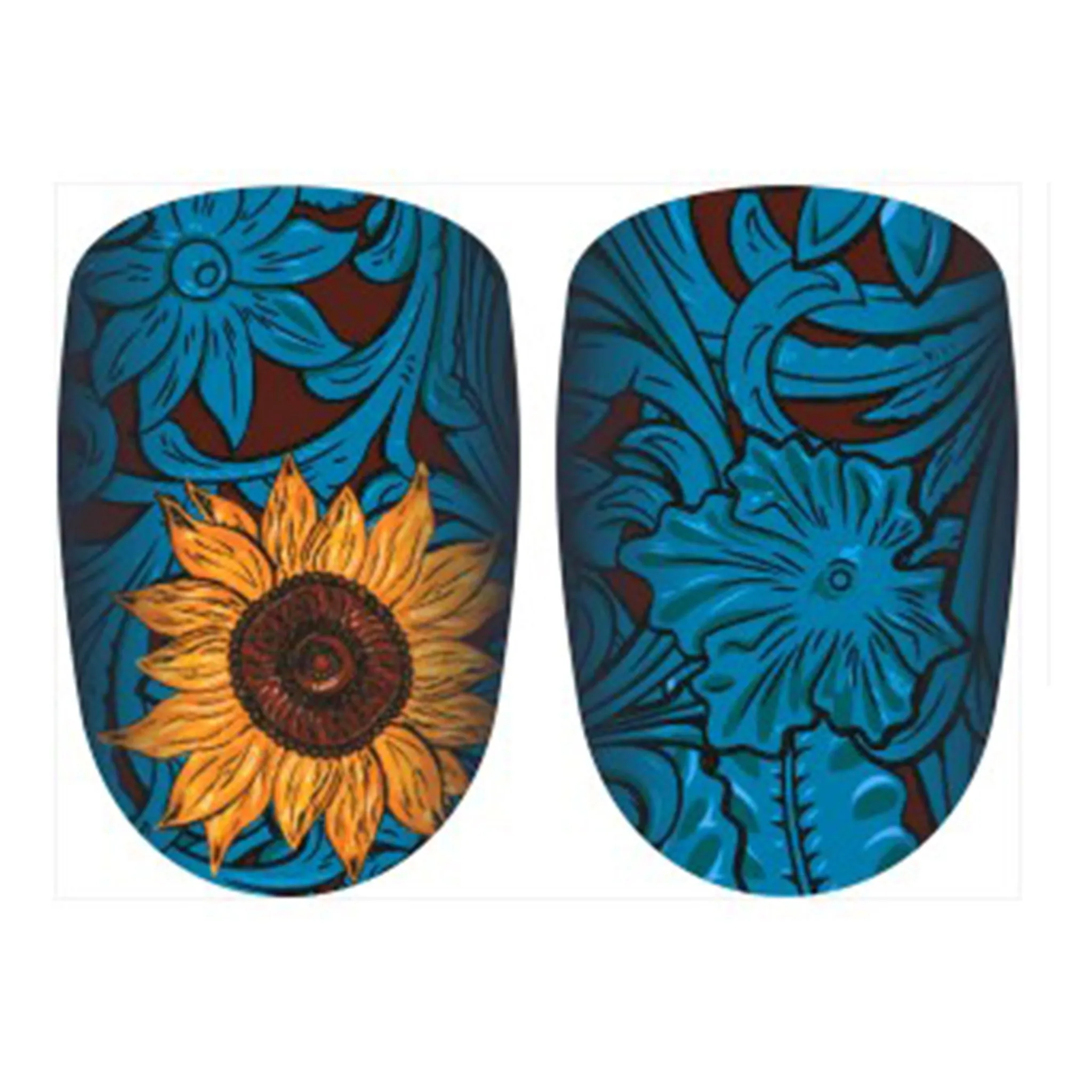 Saddle Up Sunflower Nail Strips