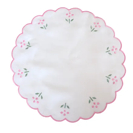 Scalloped Placemats ditsy floral  (Set of two)