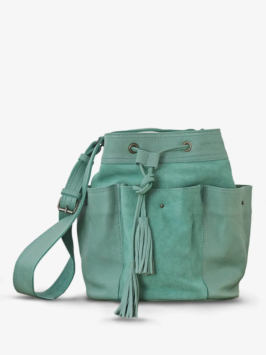 shoulder bags for women Green - Fleur Almond Green | PAUL MARIUS