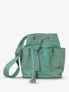 shoulder bags for women Green - Fleur Almond Green | PAUL MARIUS