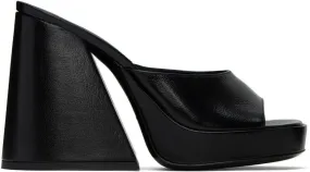 Simon Miller Black Slice Heeled Sandals