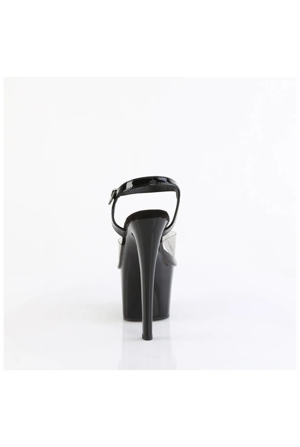 SKY-308-1 Black Vinyl Sandal