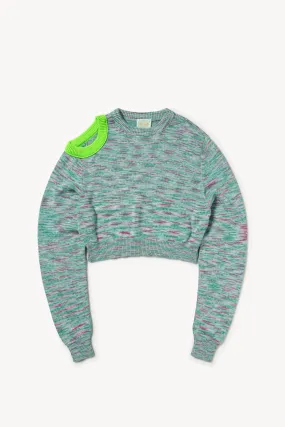 Space Dye Shoulder Hole Knit